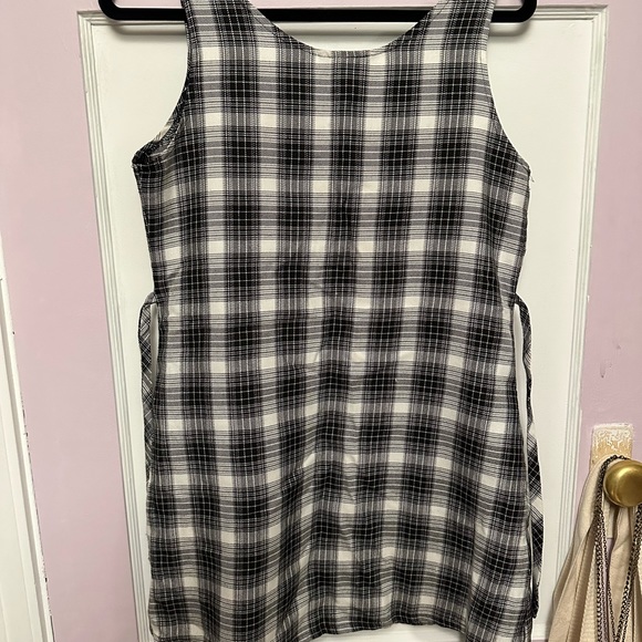 RUE ST PAUL VINTAGE PLAID MINI BABYDOLL DRESS - Picture 4 of 4